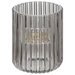 5 FIVE SIMPLY SMART - 5five - pot à brosse à dents "glass" gris