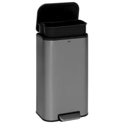 5 FIVE SIMPLY SMART - 5five - poubelle en inox finition mat 30l