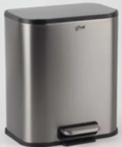 5 FIVE SIMPLY SMART - 5five - poubelle soft close en inox finition mat 5l