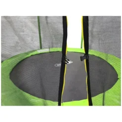 1.- MASGAMES OUTDOOR GAMES - Trampoline masgames force 244 avec filet de protection, échelle et ancrages