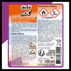 ACTO - Acto choc - aérosol action foudroyante - insecticide polyvalent - fabriqué en fr