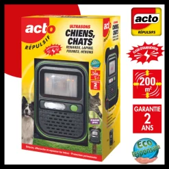 ACTO - Retro répulsif ultrasons chiens 鈥érons