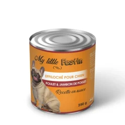 AGECOM - My little festin - pâtée chien filet poulet / jambon 250 g