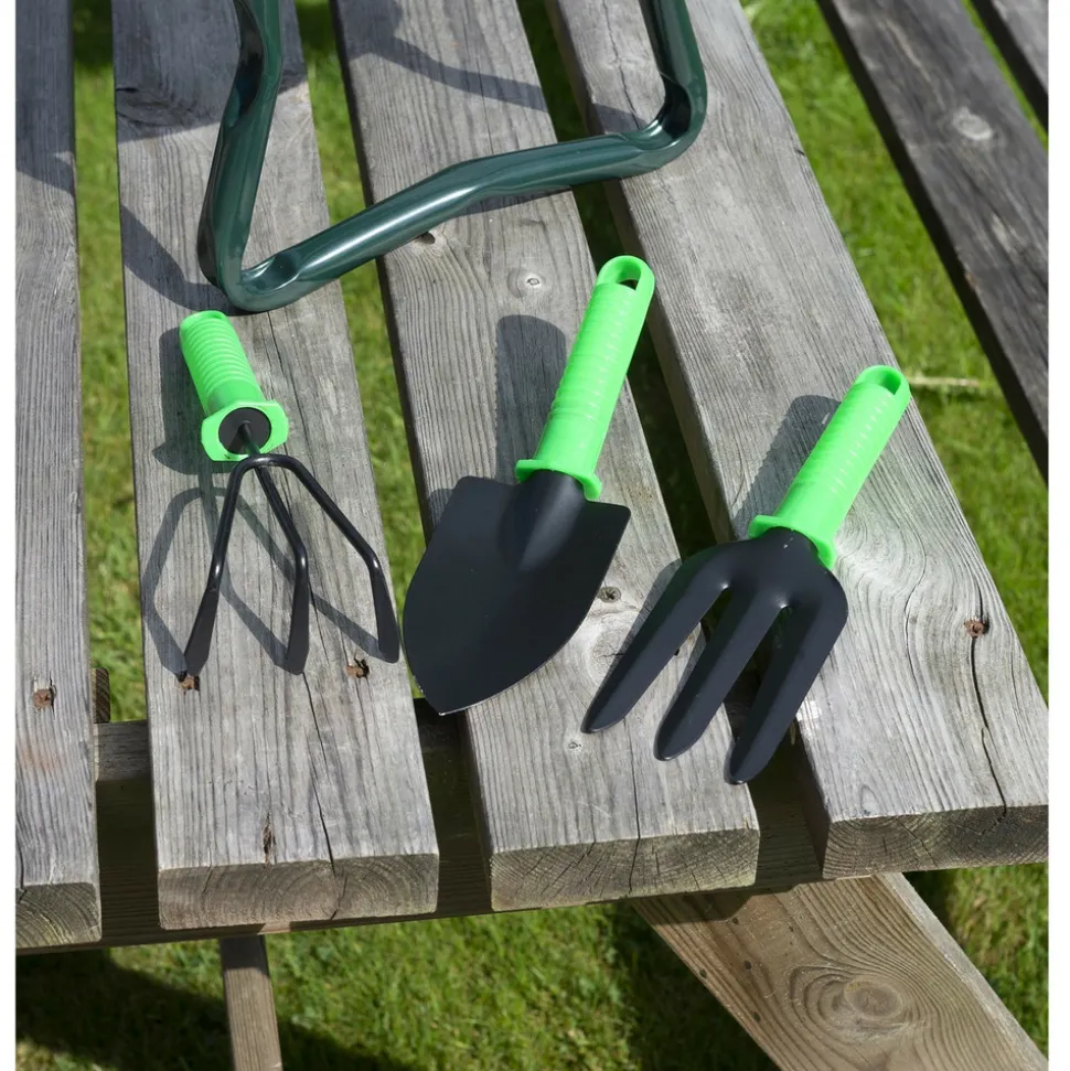 AIDAPT - Tabouret de jardin avec outils