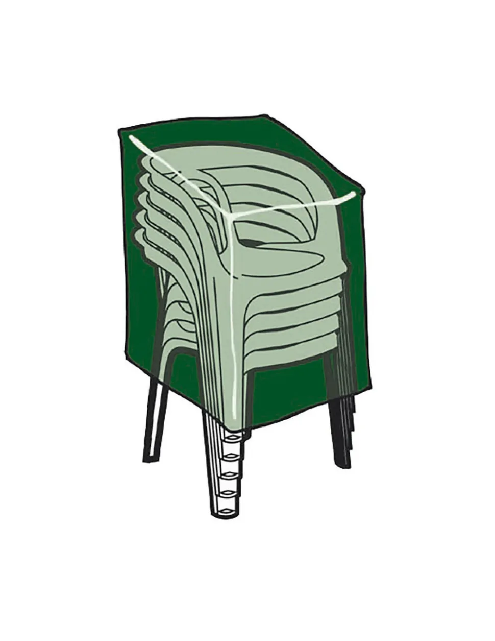 ALTADEX - Housse de protection housse chaises 68x68x110cm 100gr/m²