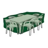 ALTADEX - Étui de protection meubles de jardin vert polyester plastique 205 x 325 x 90 cm