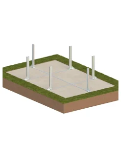 ALTANKA - Piscine en bois aqua 4,65x2,85 - h.1,24 m cadre en métal, sans dalle béton - bas7306ospu - altanka