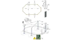 ALTANKA - Piscine en bois 6,57x4,07 - h.1,20 m fixations à sceller - bas748ospi+sza - altanka