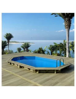 ALTANKA - Piscine en bois nemo 4,3x3 - h.1,18 m cadre en métal, sans dalle béton - bas7302ospu - altanka