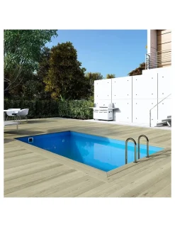 ALTANKA - Piscine en bois aqua 4,65x2,85 - h.1,24 m fixations à visser - bas7306ospl+sza - altanka