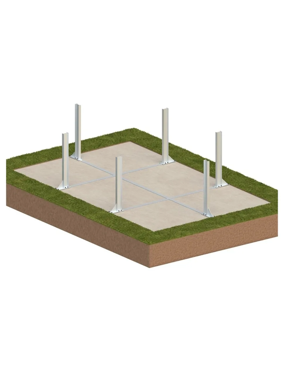 ALTANKA - Piscine en bois aqua 4,65x2,85 - h.1,24 m cadre en métal, sans dalle béton - bas7306ospu+sza - altanka