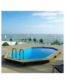 ALTANKA - Piscine en bois nemo 4,3x3 - h.1,31 m cadre en métal, sans dalle béton - bas7303ospu+sza - altanka