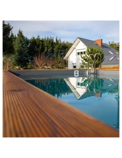 ALTANKA - Piscine en bois aqua 6,1x2,85 - h.1,31 m fixations à sceller - bas7307ospi+sza - altanka