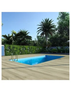 ALTANKA - Piscine en bois aqua 7x3,75 - h.1,45 m fixations à visser - bas7308ospl - altanka