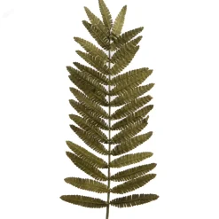 AMADEUS - Tige de fougère artificielle, coloris kaki - H.125cm