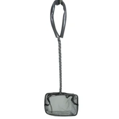 ANIMALLPARADISE - Epuisette filet noir, maille moyenne, 10 cm x 8.5 x 32 cm, aquarium