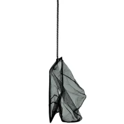 ANIMALLPARADISE - Epuisette filet noir, maille moyenne, 25 cm x 22 x 55 cm, aquarium