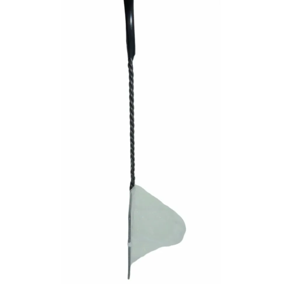 ANIMALLPARADISE - Epuisette filet blanc, maille fine, 12 cm x 11 x 37 cm, aquarium