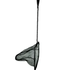 ANIMALLPARADISE - Epuisette filet noir, maille moyenne, 15 cm x 13 x 40 cm, aquarium