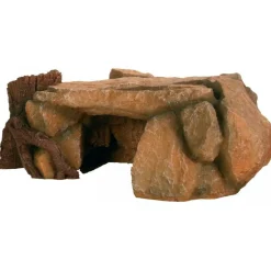 ANIMALLPARADISE - Plateau de roche avec souche 25 cm, aquarium