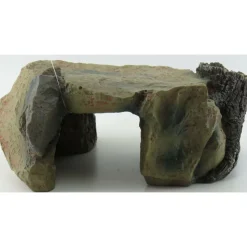 ANIMALLPARADISE - Plateau de roche avec souche 25 cm, aquarium