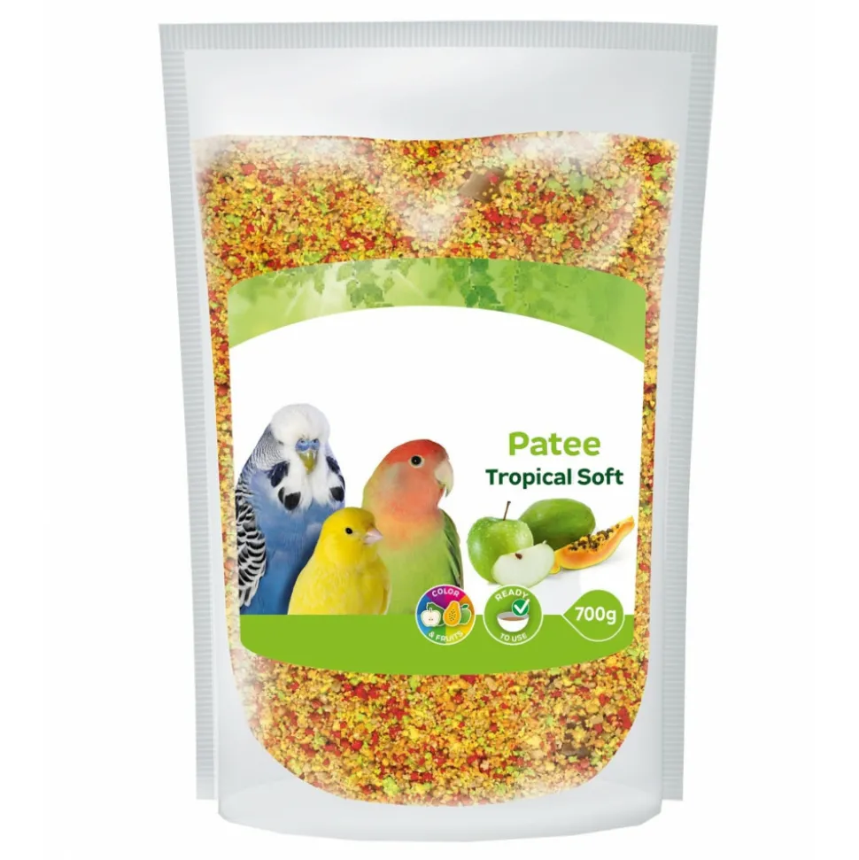 ANIMALLPARADISE - Pâtée soft tropical 700 g aliment complémentaire pour oiseaux.