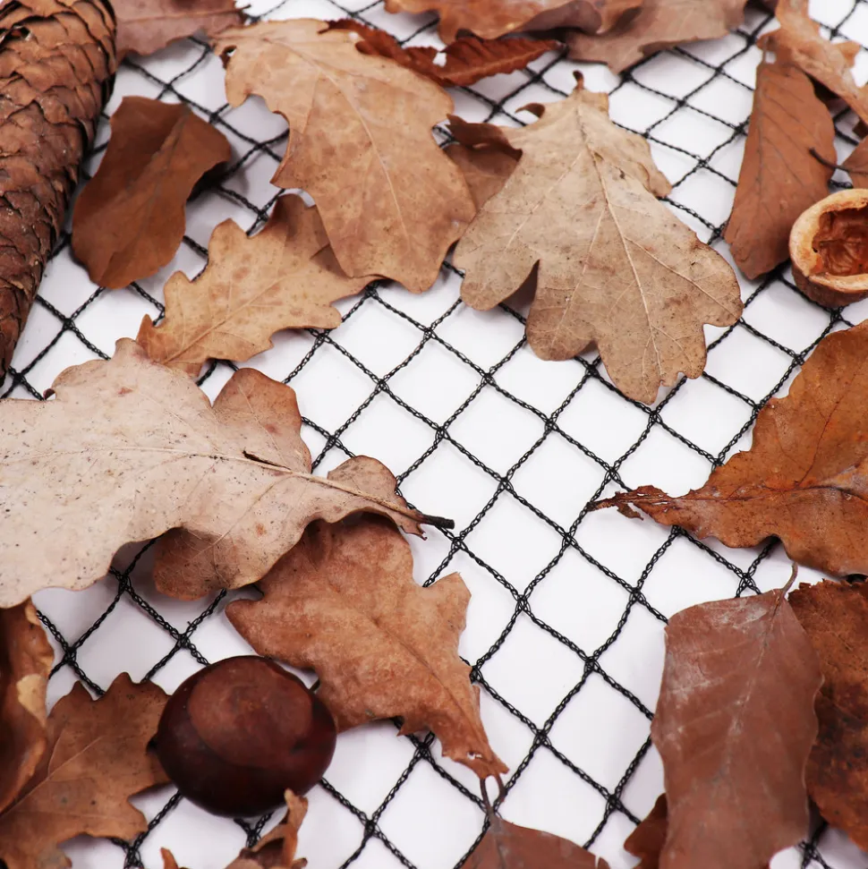 AQUAGART - Filet de bassin 19 m x 20 m, noir, filet d’étang à poisson, filet à feuilles, filet, filet de protection contre les oiseaux, robuste