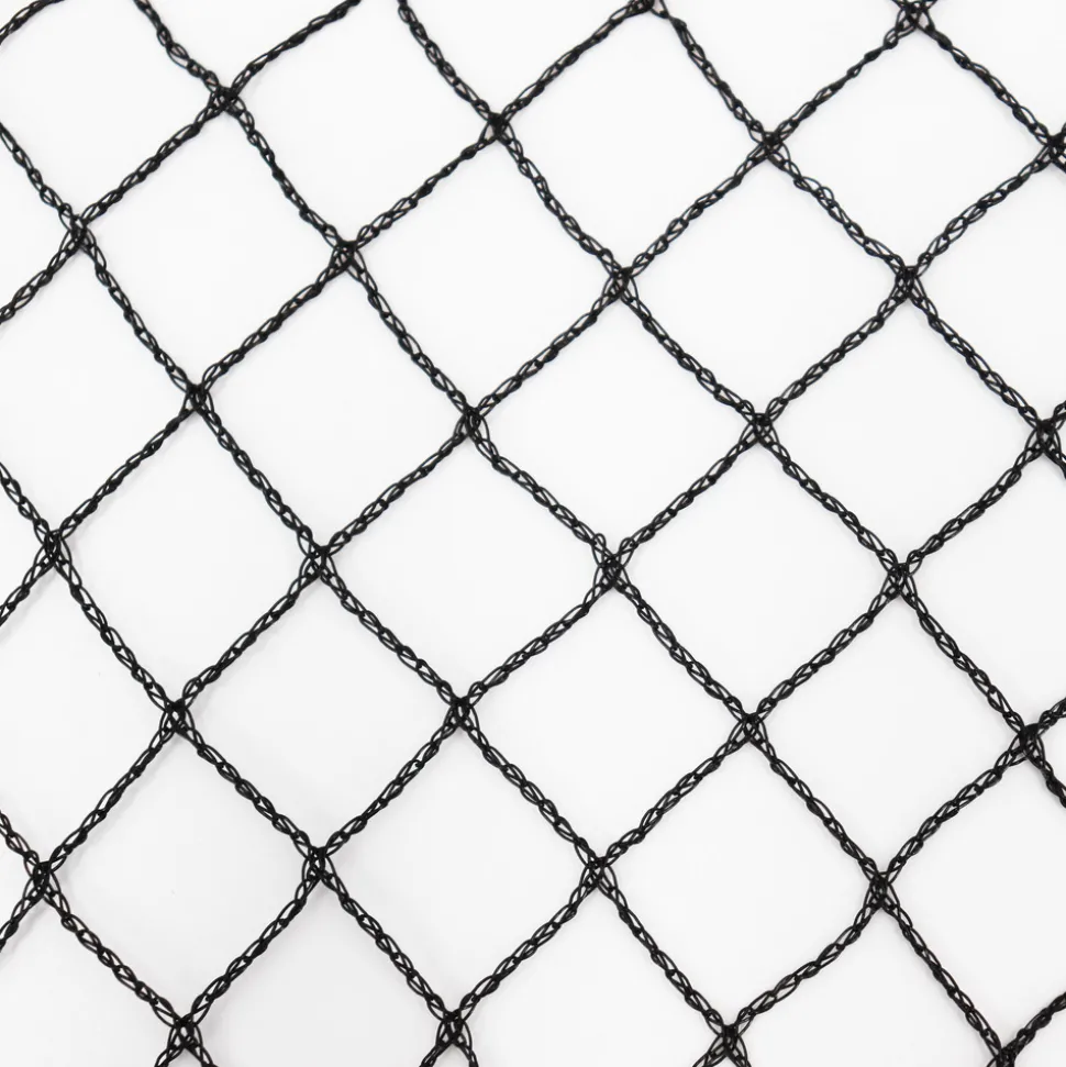 AQUAGART - Filet de bassin 38 m x 20 m, noir, filet d’étang à poisson, filet à feuilles, filet, filet de protection contre les oiseaux, robuste