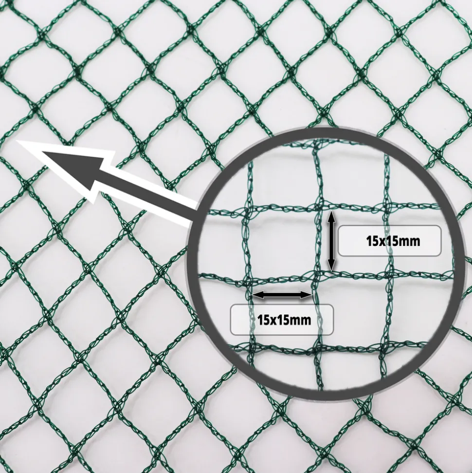 AQUAGART - Filet de bassin 36 m x 16 m filet de feuillage filet de protection contre les feuilles robuste