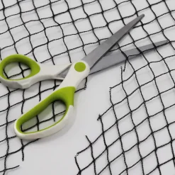 AQUAGART - Filet de bassin 5 m x 4 m noir noir, filet d'étang à poisson, filet, filet de protection contre les oiseaux, robuste