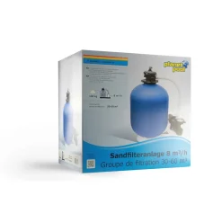 Aqualux groupe de filtration pour piscine hors-sol 30 à 60 m3 - débit 8m3/h - 105799