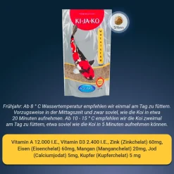 AQUARIS - Lot économique avec wheatgerm 1 kg / 6mm et produits d’entretien pond bakto 50g