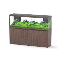 AQUATLANTIS - Aquarium avec meuble LED Splendid 120 chêne brun - 200x50x61 cm 603 L