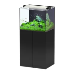 AQUATLANTIS - Aquarium avec meuble Aquaview 65 Noir L.65xP.50xH.50cm