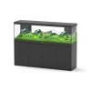 AQUATLANTIS - Aquarium avec meuble LED Splendid 200 noir - 200x50x61 cm 603 L