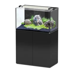 AQUATLANTIS - Aquarium avec meuble Aquaview 92 noir – 92x50x55 cm 253 L