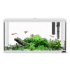 AQUATLANTIS - Aquarium Explorer Paris 60 LED équipé, coloris blanc - 54L
