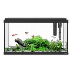 AQUATLANTIS - Aquarium Explorer Paris 60 LED équipé, coloris noir - 54L