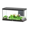 AQUATLANTIS - Aquarium équipé Volga 350 Led 2.0 Noir L. 122.5 P. 52.7 H. 65.9cm