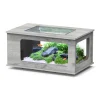 AQUATLANTIS - Table basse Aquarium Mesa Salao équipée Chêne L.100x P.63x H.51,5cm