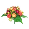 ARCHE DIFFUSION - Fleurs artificielles - bouquet renoncules oranges H.31cm 18 tiges