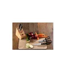 Arcos bloc de 3 couteaux + 1 ciseaux en acier inoxydable - 228700