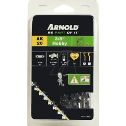 ARNOLD - Chaîne de tronçonneuse 3/8", 1,3 mm - 33 maillons d'entraineurs