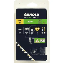 ARNOLD - Chaîne de tronçonneuse 325"/1,5 mm - 73 maillons d’entraîneurs