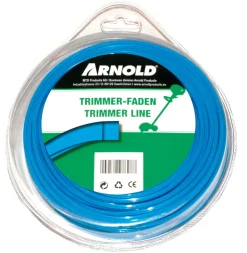 ARNOLD - Fil de coupe-bordure carré en nylon 2,7 mm × 56 m