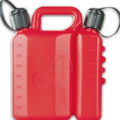 ARNOLD - Jerrican double avec goulotte souple et goulotte rigide 3 + 1,5 l