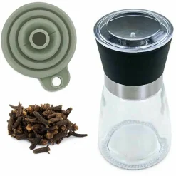 AROMANDISE - Moulin à épices, entonnoir et clous de girofle bio