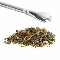 AROMANDISE - Tisane bio magie de noël + paille inox avec filtre