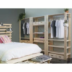 ASTIGARRAGA - Boîte de rangement en pin massif avec couvercle taille 3