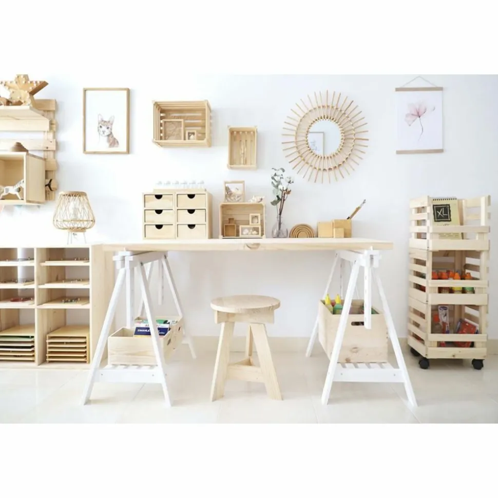 ASTIGARRAGA - Caisse de rangement sur roulettes evolution (lot de 3)